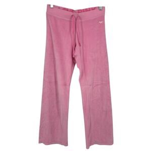 VTG y2k Women's Lowrise Victoria’s Secret 'Love Pink' Velour Track Suit Pants XS
